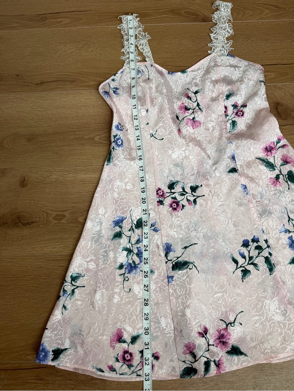 90s/Y2K floral romantic mini dress dress - Picture 6 of 6
